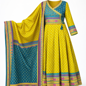 Cotton Three Piece Elegant Cut (Code-3p0006)